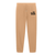 Latte-colored unisex organic cotton joggers with "Let Them" text, featuring an elastic waistband, ribbed cuffs, and a relaxed fit for comfort and style.