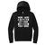 Black unisex fleece hoodie with "Work Hard in Silence, Let Your Success Be Your Noise" text, designed for motivation and quiet confidence.