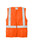 CornerStone ANSI 107 Class 2 mesh back safety vest blank high visibility work vest front view