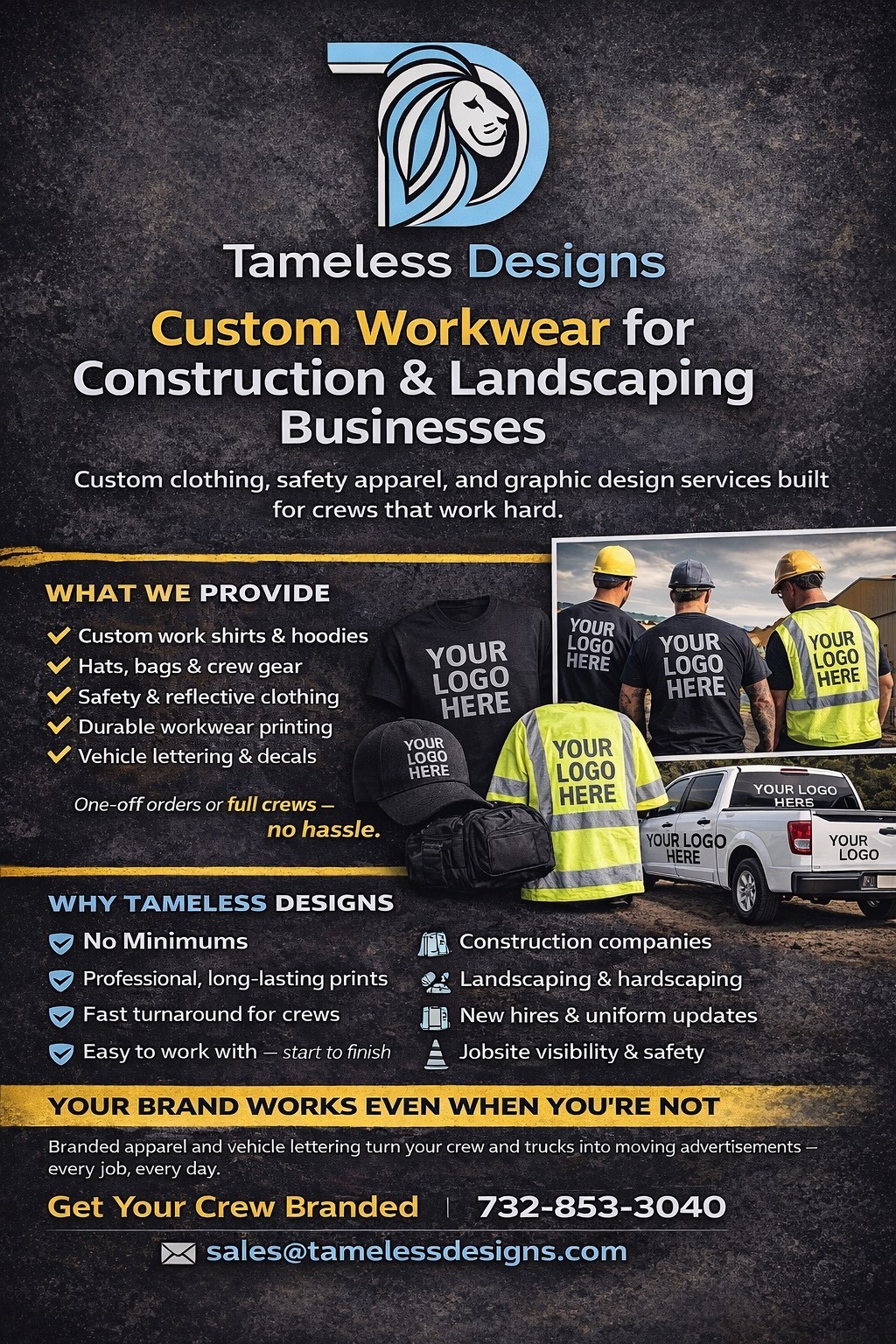 Construction Companies construction workwear and branding