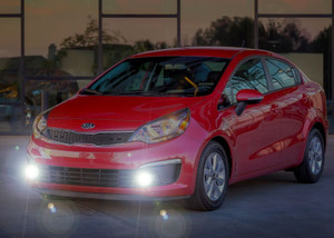 2016 2017 Kia Rio Sedan LED Fog Lamps Driving Lights Kit 2016 2017 Kia Rio Sedan LED Fog Lamps Driving Lights Kit
