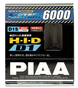 PIAA 19985 D1S Alstare 6000K Xenon HID Lights Bulb Pair PIAA 19985 D1S Alstare 6000K Xenon HID Lights Bulb Pair
