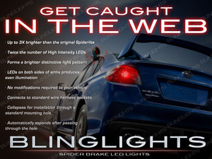 Subaru Impreza White Snowflake LED Tail Lamp Light Bulbs Replacement Pair Upgrade Set