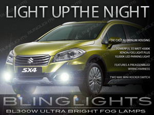 Xenon Halogen Fog Lights Driving Lamps Kit for 2014 2015 2016 Suzuki SX4 Xenon Halogen Fog Lights Driving Lamps Kit for 2014 2015 2016 Suzuki SX4