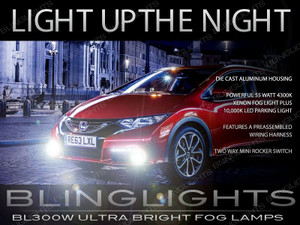 Fog Lights Lamps for 2012-2018 Honda Civic Tourer Hatchback