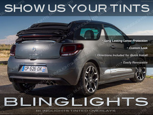 Citroen DS3 Tinted Overlays for Taillamps Smoked Taillights Vinyl Film Citroën Protection Citroen DS3 Tinted Overlays for Taillamps Smoked Taillights Vinyl Film Citroën Protection