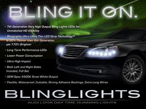 Lancia Flavia LED LED DRL Head Light Strips Day Time Running Lamp Kit Lancia Flavia LED LED DRL Head Light Strips Day Time Running Lamp Kit