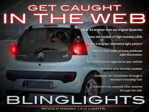 Citroen C1 White LED Tail Lamp Spider Light Bulbs Pair Set Citroën Citroen C1 White LED Tail Lamp Spider Light Bulbs Pair Set Citroën