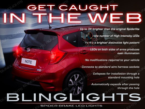 Nissan Versa Note Custom LED Tail Lamp Light Bulbs Pair Set 3D