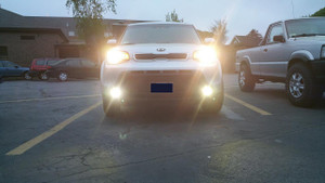 2014-2019 Kia Soul Halo Angel Eye Fog Lamps Lights Kit 2014-2019 Kia Soul Halo Angel Eye Fog Lamps Lights Kit
