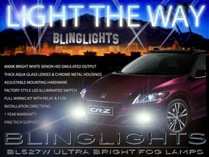 2013 2014 Honda CR-Z Xenon Fog Light Driving Lamps Kit CRZ Foglamps Drivinglights 2013 2014 Honda CR-Z Xenon Fog Light Driving Lamps Kit CRZ Foglamps Drivinglights