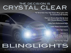 Ford C-Max Blue LED Fog Lamps Driving Lights Kit Ford C-Max Blue LED Fog Lamps Driving Lights Kit