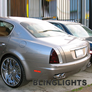 Maserati Quattroporte Tinted Smoked Taillamps Taillights Overlays Film Protection Maserati Quattroporte Tinted Smoked Taillamps Taillights Overlays Film Protection