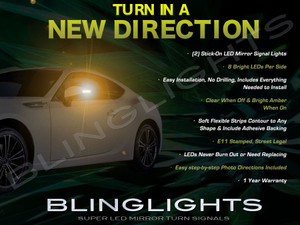 Toyota GT-86 86 LED Side View Mirrors Turnsignals Lights Mirror Turn Signals Lamps Signalers Toyota GT-86 86 LED Side View Mirrors Turnsignals Lights Mirror Turn Signals Lamps Signalers