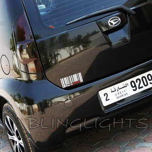 Daihatsu Boon Tinted Smoked Tail Lights Lamps Overlays Kit Film Protection