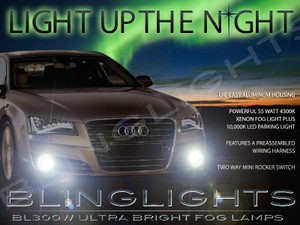 2011 2012 2013 Audi A8 Xenon Fog Lamps Driving Lights Foglamps Foglights Kit 2011 2012 2013 Audi A8 Xenon Fog Lamps Driving Lights Foglamps Foglights Kit