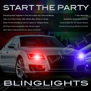 Audi A7 Strobe Police Light Kit for Headlamps Headlights Head Lamps Strobes Lights Audi A7 Strobe Police Light Kit for Headlamps Headlights Head Lamps Strobes Lights