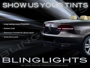 2012-2014 VW EOS Smoke Tail Light Lamp Tint Overlay Kit Taillamps Volkswagen Tinted Protection Film 2012-2014 VW EOS Smoke Tail Light Lamp Tint Overlay Kit Taillamps Volkswagen Tinted Protection Film