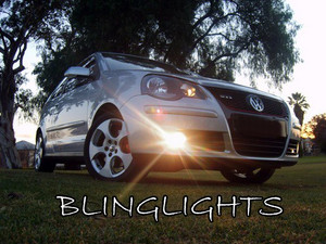 2006 2007 2008 2009 Volkswagen VW Polo Mk4 9N3 Xenon Fog Lamps Driving Lights Foglamps Foglights Kit