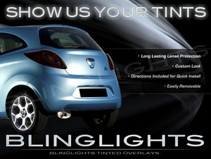 Ford Ka Murdered Out Taillight Covers Smoked Taillamp Overlays Ford Ka Murdered Out Taillight Covers Smoked Taillamp Overlays