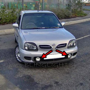 2000-2003 Nissan Micra Halo Fog Lamp Driving Light Kit K11c Angel Eyes 2000-2003 Nissan Micra Halo Fog Lamp Driving Light Kit K11c Angel Eyes