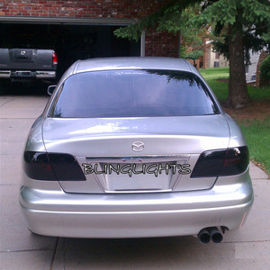 Mazda Millenia Tinted Smoked Taillamp Taillight Overlays Film Protection Kit Mazda Millenia Tinted Smoked Taillamp Taillight Overlays Film Protection Kit