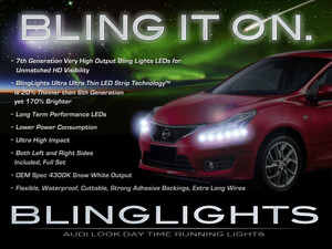 Nissan Tiida LED DRL Head Lamp Light Strips Day Time Running Kit Nissan Tiida LED DRL Head Lamp Light Strips Day Time Running Kit
