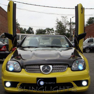 2001 2002 2003 2004 Mercedes-Benz SLK 32 AMG LED Foglamps Fog Lamps R170 Sport SLK32 Lights Kit 2001 2002 2003 2004 Mercedes-Benz SLK 32 AMG LED Foglamps Fog Lamps R170 Sport SLK32 Lights Kit
