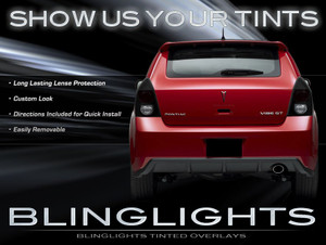 Pontiac Vibe Tinted Smoked Protection Overlays for Taillamps Taillights Tail Lamps Lights Film Pontiac Vibe Tinted Smoked Protection Overlays for Taillamps Taillights Tail Lamps Lights Film