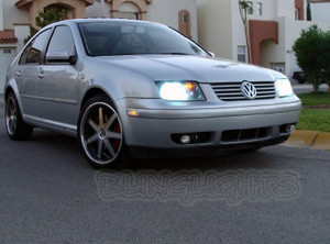 Volkswagen VW Jetta HID Simulated Head Lamp Light Bulbs Replacement Upgrade Set Pair Volkswagen VW Jetta HID Simulated Head Lamp Light Bulbs Replacement Upgrade Set Pair