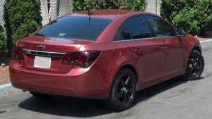 Chevrolet Cruze Tinted Tail Lamp Overlays Light Film Covers Chevrolet Cruze Tinted Tail Lamp Overlays Light Film Covers