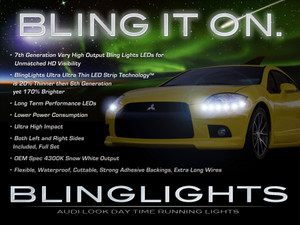 Mitsubishi Eclipse LED DRL Head Light Strips Daytime Running Lamps Kits Mitsubishi Eclipse LED DRL Head Light Strips Daytime Running Lamps Kits