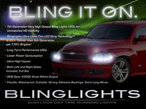 Chevrolet Chevy HHR LED DRL Light Strips Headlamps Headlights Day Time Running Lamps Strip Lights Chevrolet Chevy HHR LED DRL Light Strips Headlamps Headlights Day Time Running Lamps Strip Lights