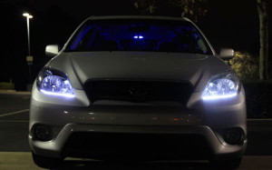 Toyota Matrix LED DRL Head Lamp Strips Daytime Running Lights Toyota Matrix LED DRL Head Lamp Strips Daytime Running Lights