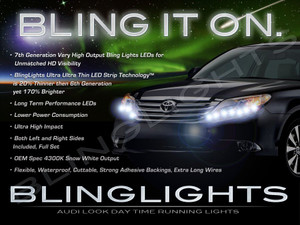 Toyota Avalon LED DRL Strips for Headlamps Headlights Head Lamps Day Time Running Strip Lights Toyota Avalon LED DRL Strips for Headlamps Headlights Head Lamps Day Time Running Strip Lights