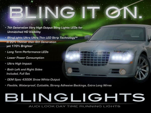 Chrysler 300 300C LED DRL Light Strips for Headlamps Headlights Day Time Running Lamps Strip Lights Chrysler 300 300C LED DRL Light Strips for Headlamps Headlights Day Time Running Lamps Strip Lights