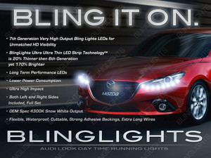 Mazda3 LED DRL Day Time Running Lamp Head Lights Strips Kit Mazda3 LED DRL Day Time Running Lamp Head Lights Strips Kit