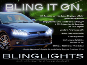 Scion tC LED DRL Head Light Strips Daytime Running Lamps Kit Scion tC LED DRL Head Light Strips Daytime Running Lamps Kit