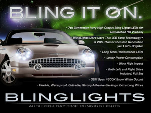 2002 2003 2004 2005 Ford Thunderbird LED DRL Light Strips Headlamp Headlight Day Time Running Lamps 2002 2003 2004 2005 Ford Thunderbird LED DRL Light Strips Headlamp Headlight Day Time Running Lamps