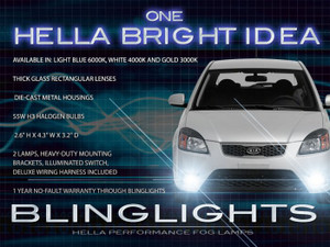 2010 2011 Kia Rio & Rio5 Xenon Fog Lamps Driving Lights Foglamps Foglights Drivinglights Kit 2010 2011 Kia Rio & Rio5 Xenon Fog Lamps Driving Lights Foglamps Foglights Drivinglights Kit