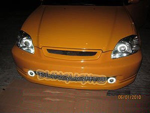 1996 1997 1998 1999 2000 Honda Civic Halo Angel Eye Fog Lamps Lights 1996 1997 1998 1999 2000 Honda Civic Halo Angel Eye Fog Lamps Lights