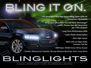 Chevy Impala LED DRL Head Light Strips Daytime Running Lamps Kit Chevy Impala LED DRL Head Light Strips Daytime Running Lamps Kit