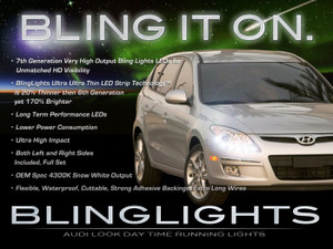 2007-2010 Hyundai Elantra Touring LED Head Light Strips DRL Day Time Running Lamp Kit 2007-2010 Hyundai Elantra Touring LED Head Light Strips DRL Day Time Running Lamp Kit