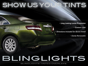 Toyota Camry Tinted Tail Lamp Smoked Light Overlay Kit Protection Film Toyota Camry Tinted Tail Lamp Smoked Light Overlay Kit Protection Film