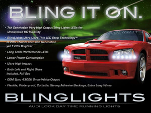 2006-2010 Dodge Charger LED Head Light Strips Kit Lamp DRLs 2006-2010 Dodge Charger LED Head Light Strips Kit Lamp DRLs