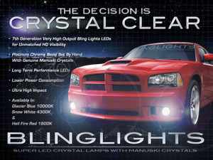 2006-2010 Dodge Charger LED Fog Lamps Driving Lights Kit 2006-2010 Dodge Charger LED Fog Lamps Driving Lights Kit