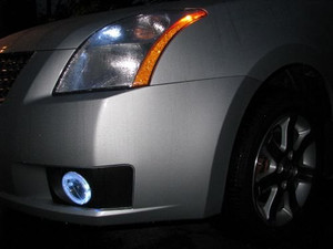 2007-2012 Nissan Sentra Halo Fog Lamps Driving Lights B16 Kit 2007-2012 Nissan Sentra Halo Fog Lamps Driving Lights B16 Kit