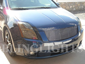 2007 2008 2009 2010 2011 2012 Nissan Sentra Tint Protection Film for Smoked Headlamps Overlays 2007 2008 2009 2010 2011 2012 Nissan Sentra Tint Protection Film for Smoked Headlamps Overlays