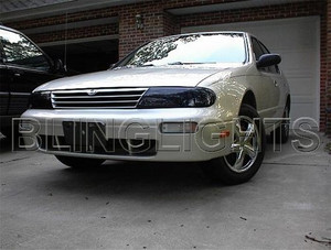 1992-1997 Nissan Altima Tinted Headlight Overlay Film Covers 1992-1997 Nissan Altima Tinted Headlight Overlay Film Covers