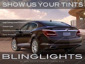 Buick LaCrosse Smoked Tail Light Vinyl Lamp Overlays Kit Tinted Protection Film Buick LaCrosse Smoked Tail Light Vinyl Lamp Overlays Kit Tinted Protection Film